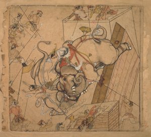 Autore sconosciuto, India - Combattimento di un Elefante da Unbekannt Unbekannt
